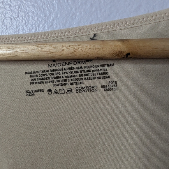 Maidenform Comfort Devotion Nude Smoothing Tank, Size 2XL - Picture 2 of 3